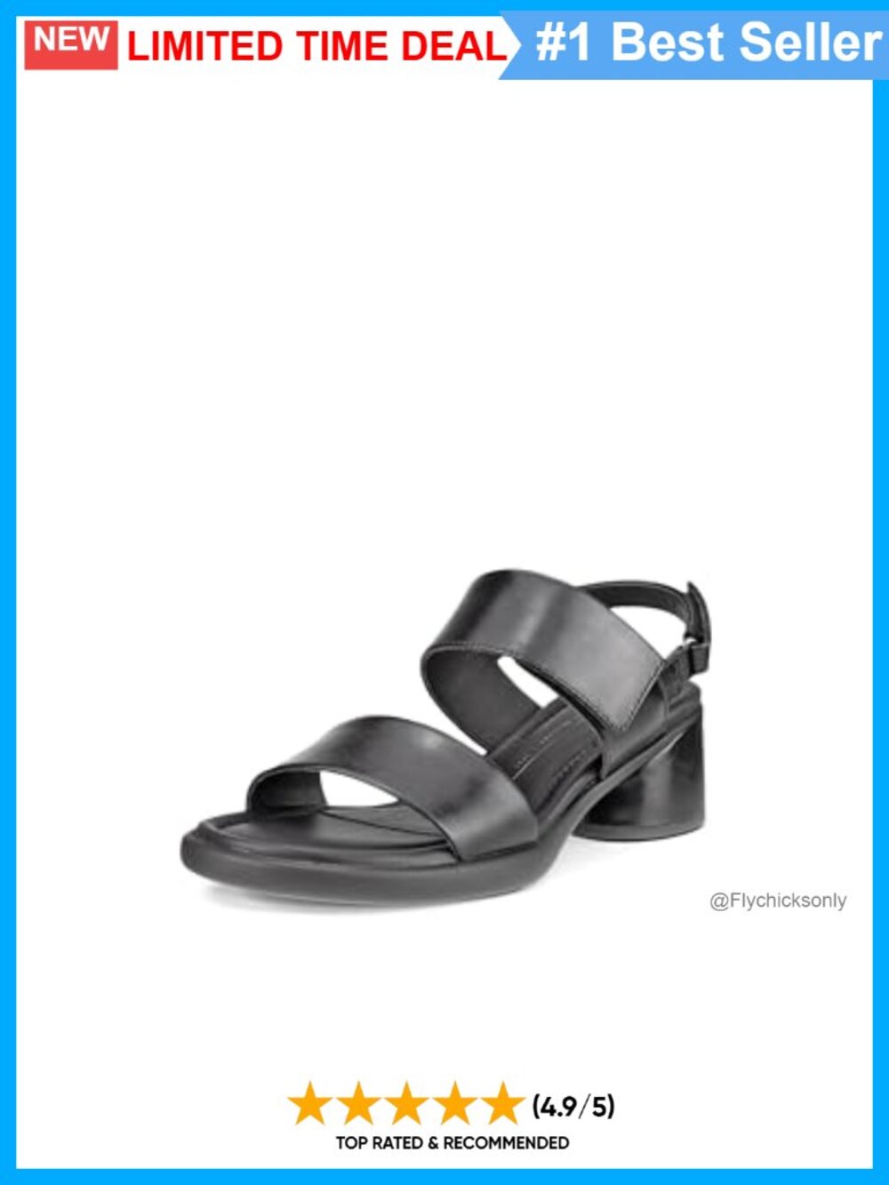 ECCO Sculpted 35 Luxe Strap Leather Platform Heeled Sandals